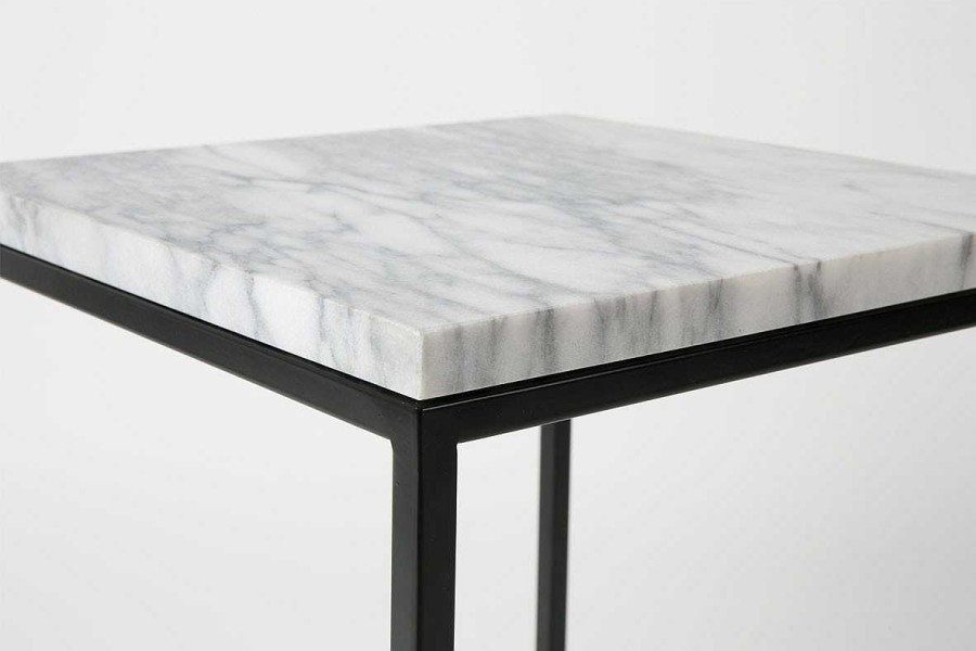 Mesas ZUIVER | Mesa Auxiliar Marble Power 32X32X43 Cm