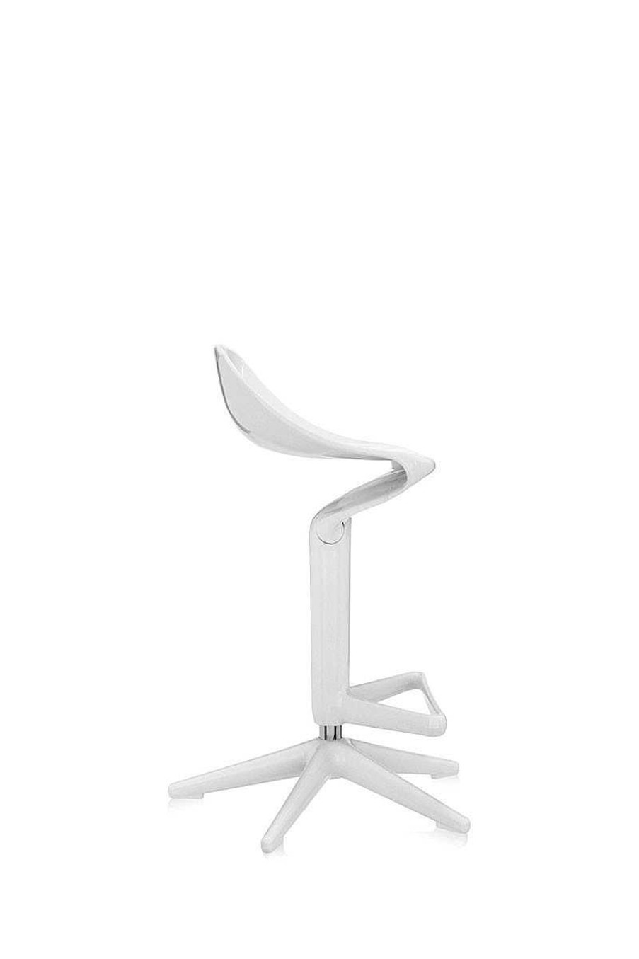 Mobiliario KARTELL Taburetes Altos | Taburete Spoon Blanco