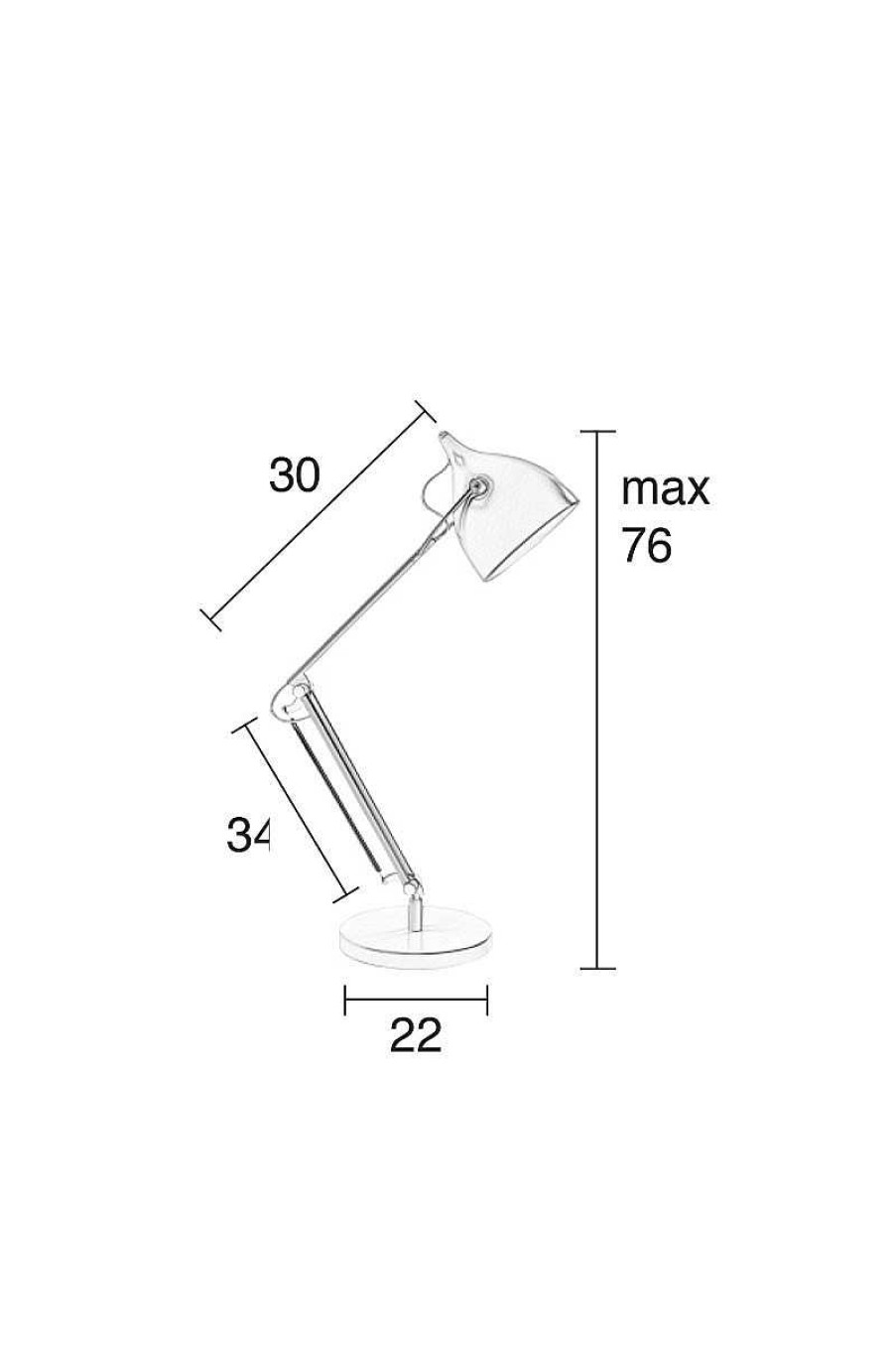 Iluminaci N ZUIVER | Lampara De Mesa Reader