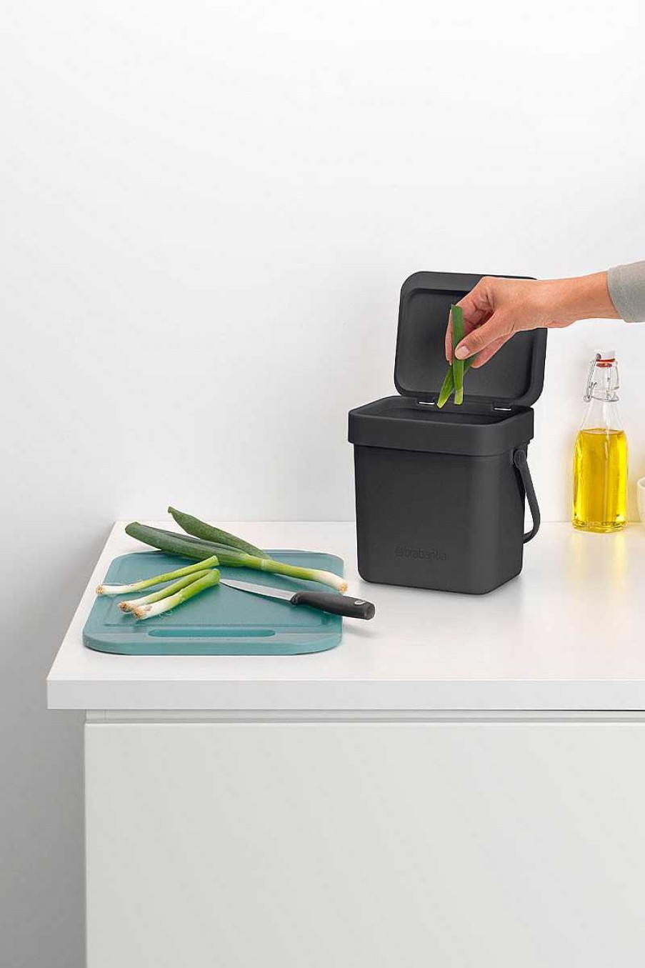 Decoraci N BRABANTIA Papeleras Y Reciclaje | Cubo Reciclaje Sort And Go 3L