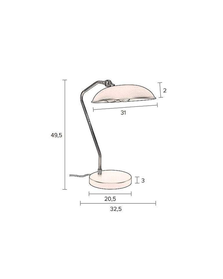 Iluminaci N La Oca | Lampara De Mesa Liam Negro