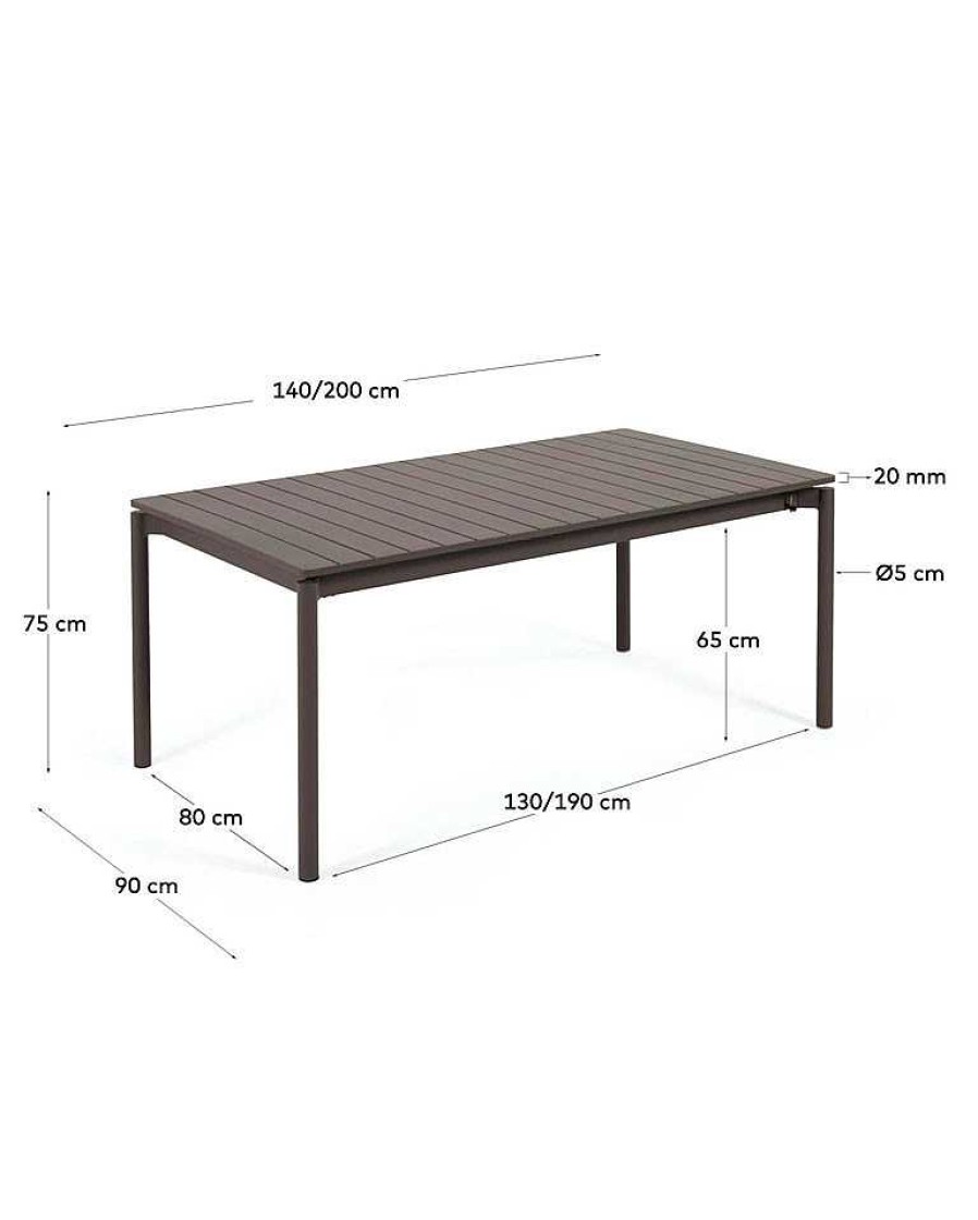 Mesas La Oca | Mesa De Exterior Extensible Alba