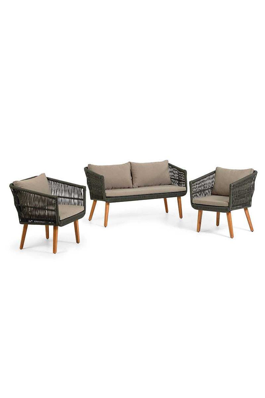 Sof S La Oca | Set Sofa Y Butacas De Exterior Poti